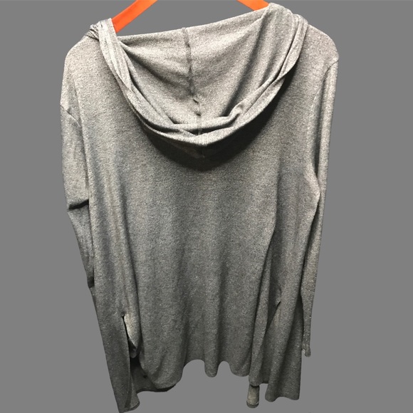 Lightweight open front Athleisure cardigan hoodie. Size M. - Picture 2 of 4